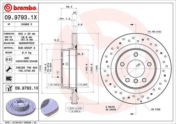 AP 24968 X - Спирачен диск vvparts.bg