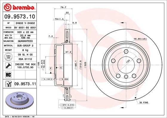 AP 24932 - Спирачен диск vvparts.bg