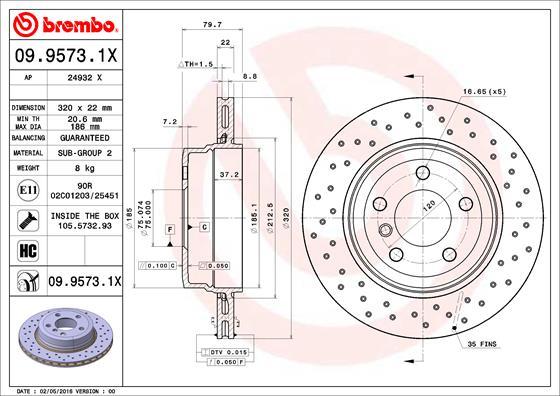 AP 24932 X - Спирачен диск vvparts.bg