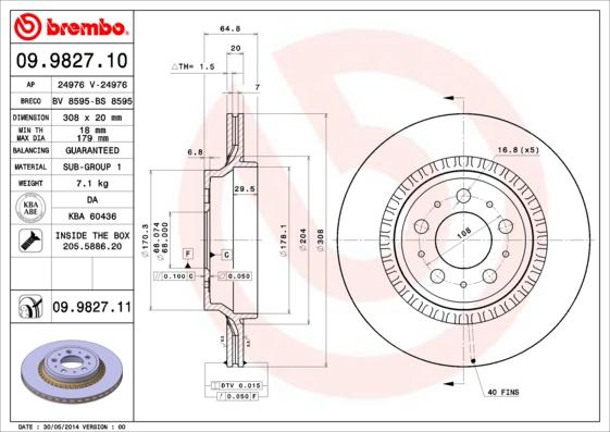 AP 24976 - Спирачен диск vvparts.bg