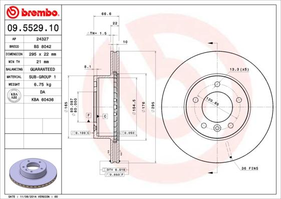 AP 24327 - Спирачен диск vvparts.bg