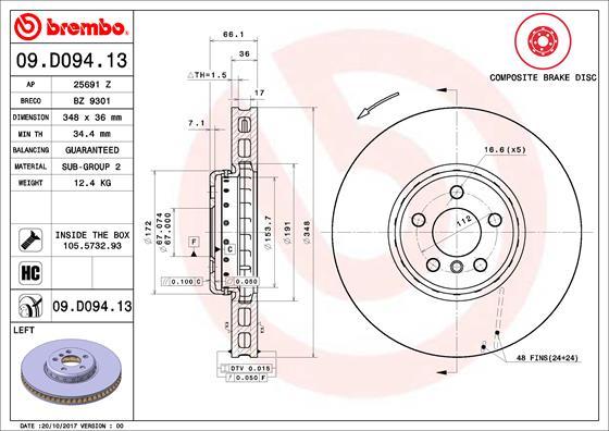 AP 25691 Z - Спирачен диск vvparts.bg