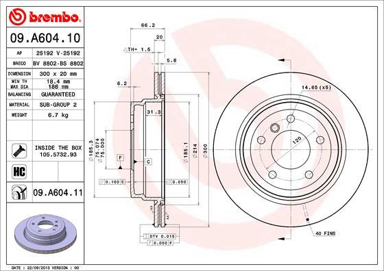 AP 25192 - Спирачен диск vvparts.bg