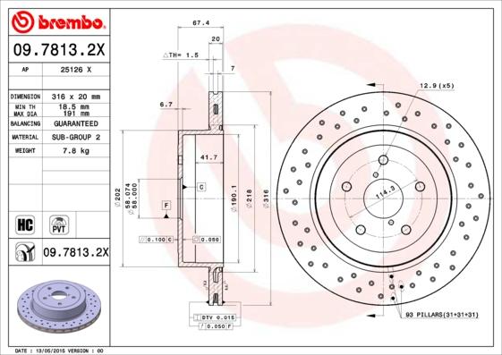 AP 25126 X - Спирачен диск vvparts.bg