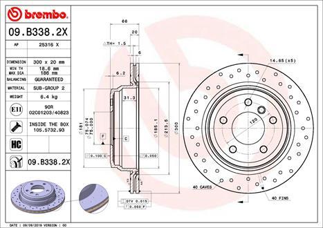 AP 25316 X - Спирачен диск vvparts.bg