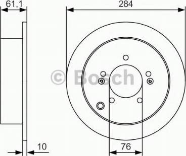 AP T2037P - Спирачен диск vvparts.bg