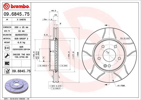 AP X 24678 - Спирачен диск vvparts.bg