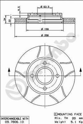 AP X 24760 - Спирачен диск vvparts.bg