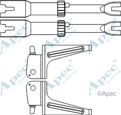 APEC ADB3012 - Регулатор на щанги, спирачна система vvparts.bg