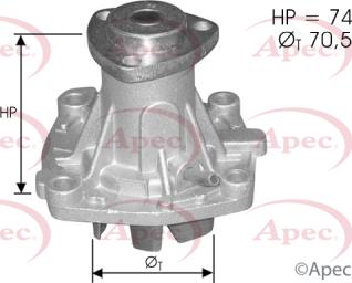 APEC AWP1082 - Водна помпа vvparts.bg