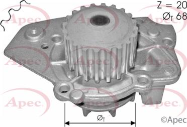 APEC AWP1387 - Водна помпа vvparts.bg
