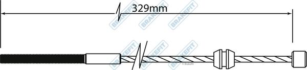 APEC BBC3468 - Жило, ръчна спирачка vvparts.bg