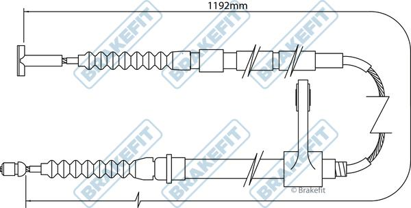 APEC BBC3007 - Жило, ръчна спирачка vvparts.bg