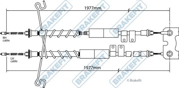 APEC BBC3167 - Жило, ръчна спирачка vvparts.bg