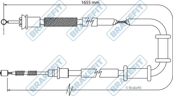 APEC BBC3109 - Жило, ръчна спирачка vvparts.bg