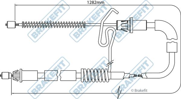 APEC BBC3180 - Жило, ръчна спирачка vvparts.bg