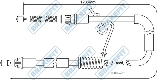 APEC BBC3203 - Жило, ръчна спирачка vvparts.bg