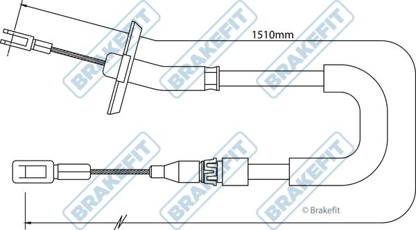 APEC BBC3283 - Жило, ръчна спирачка vvparts.bg