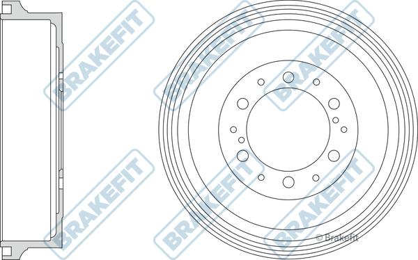 APEC BDR9049 - Спирачен барабан vvparts.bg