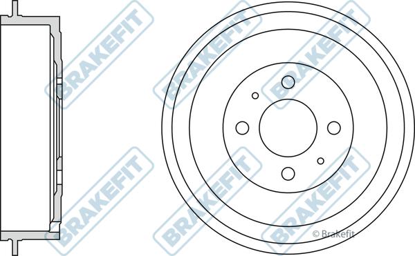 APEC BDR9046 - Спирачен барабан vvparts.bg