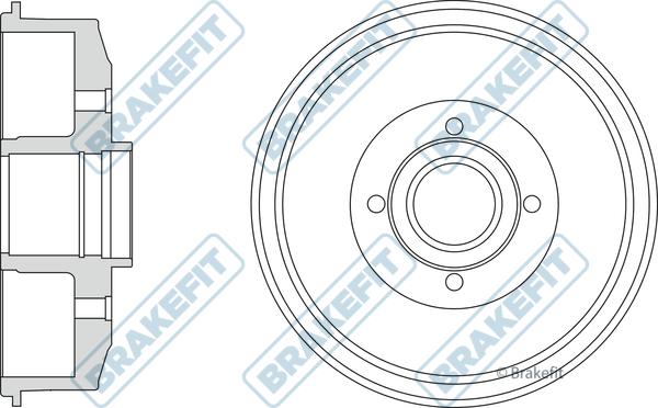 APEC BDR9047 - Спирачен барабан vvparts.bg