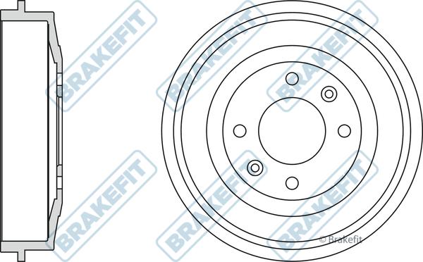 APEC BDR9005 - Спирачен барабан vvparts.bg