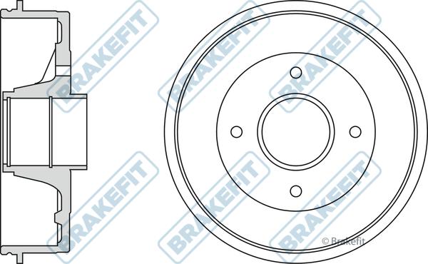 APEC BDR9003 - Спирачен барабан vvparts.bg