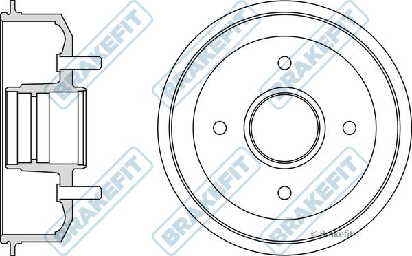 APEC BDR9038 - Спирачен барабан vvparts.bg