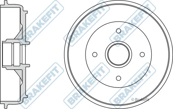 APEC BDR9032 - Спирачен барабан vvparts.bg