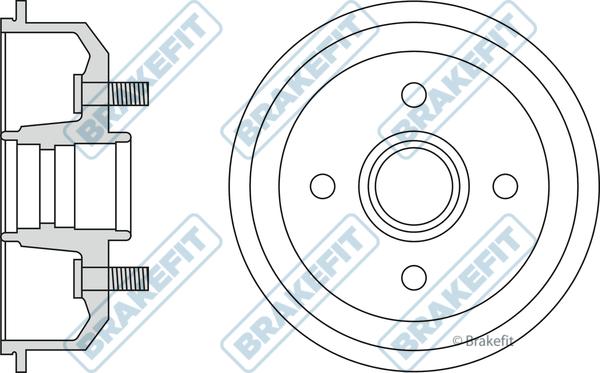 APEC BDR9037 - Спирачен барабан vvparts.bg