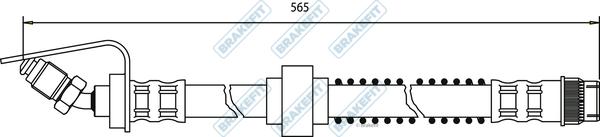 APEC BHO4096 - Спирачен маркуч vvparts.bg