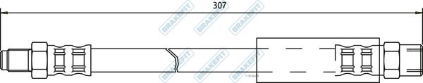 APEC BHO4047 - Спирачен маркуч vvparts.bg