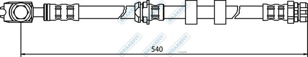 APEC BHO4059 - Спирачен маркуч vvparts.bg