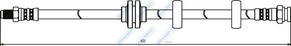 APEC BHO4060 - Спирачен маркуч vvparts.bg