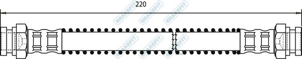 APEC BHO4004 - Спирачен маркуч vvparts.bg