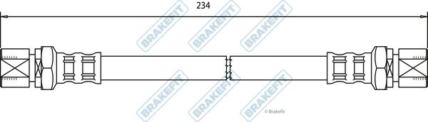 APEC BHO4015 - Спирачен маркуч vvparts.bg