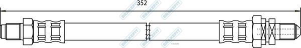 APEC BHO4013 - Спирачен маркуч vvparts.bg