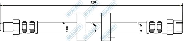 APEC BHO4039 - Спирачен маркуч vvparts.bg