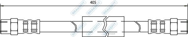 APEC BHO4025 - Спирачен маркуч vvparts.bg