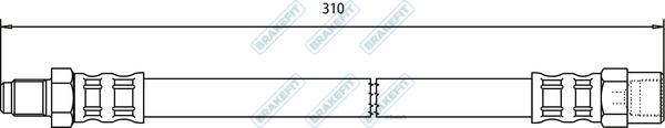 APEC BHO4023 - Спирачен маркуч vvparts.bg