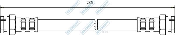 APEC BHO4147 - Спирачен маркуч vvparts.bg