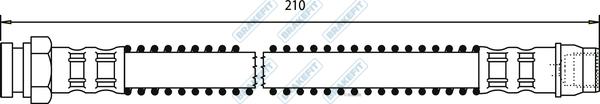 APEC BHO4114 - Спирачен маркуч vvparts.bg