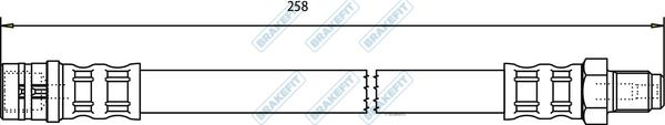 APEC BHO4116 - Спирачен маркуч vvparts.bg