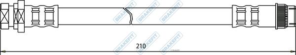 APEC BHO4110 - Спирачен маркуч vvparts.bg