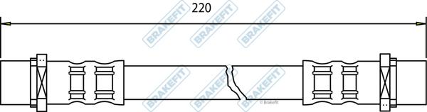 APEC BHO4112 - Спирачен маркуч vvparts.bg