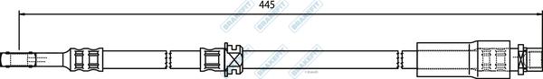 APEC BHO4135 - Спирачен маркуч vvparts.bg