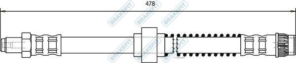 APEC BHO4126 - Спирачен маркуч vvparts.bg