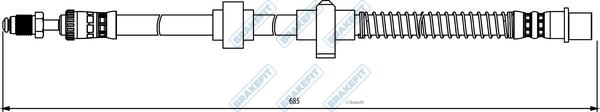 APEC BHO4309 - Спирачен маркуч vvparts.bg