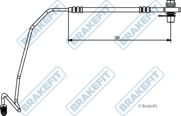 APEC BHO4314 - Спирачен маркуч vvparts.bg