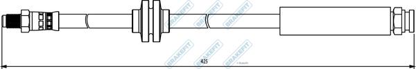 APEC BHO4312 - Спирачен маркуч vvparts.bg